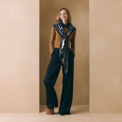 Black - Hermès women's cashmere shawls and stoles | Hermès